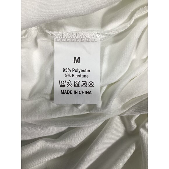 White "Respect The Locals" Turtle Print unisex T-Shirt Size M Casual Beach New - Picture 3 of 7